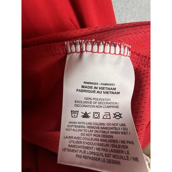 Nike Pullover Mens M Red 1/4 Zip Workout Gym Casual Shirt Dri Fit Kitchen aid - Picture 5 of 8